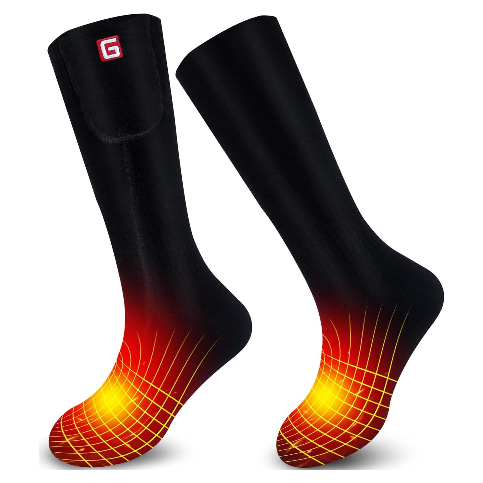 Calcetines Calentados Eléctricos SPRING 3.7V Recargables Invierno