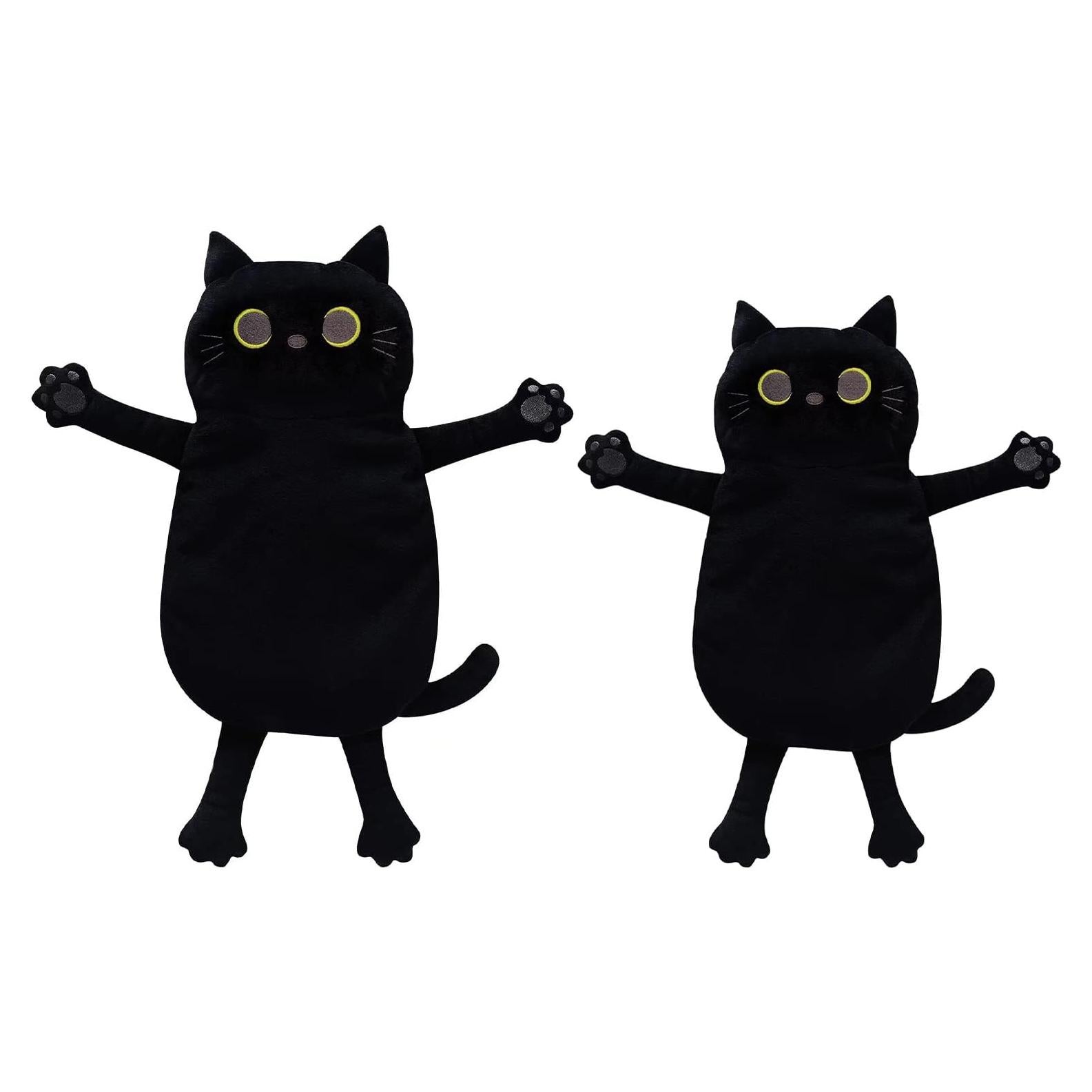 2 Almohadillas Térmicas Microondas Cuckool Gato Negro 53x30cm