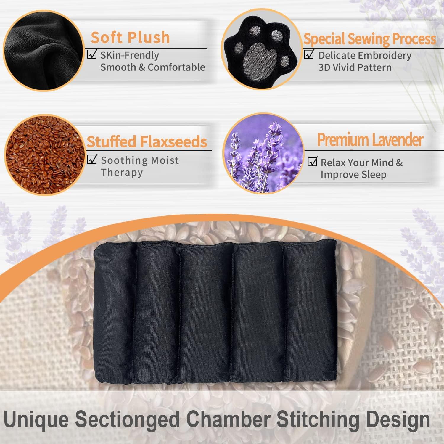 2 Almohadillas Térmicas Microondas Cuckool Gato Negro 53x30cm