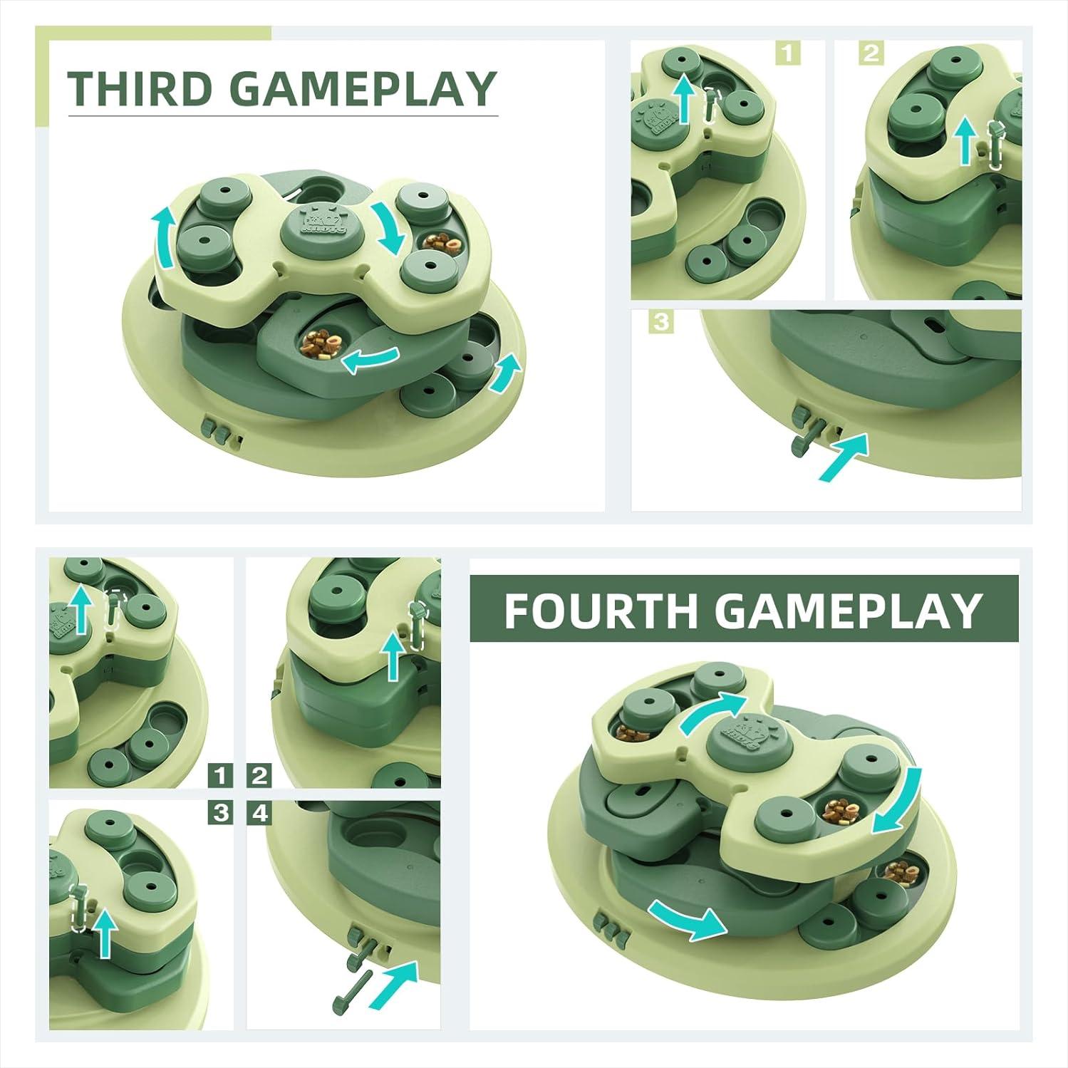 Juguete de Rompecabezas para Perros KADTC 3 Niveles Estimulante