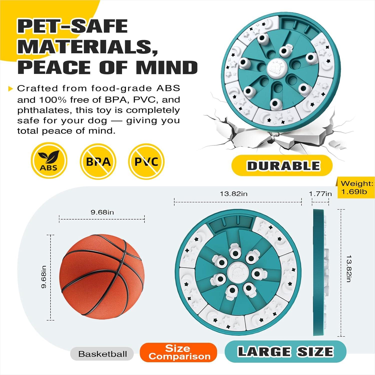 Juguete de Rompecabezas para Perros KADTC - Estímulo Mental 2 Niveles