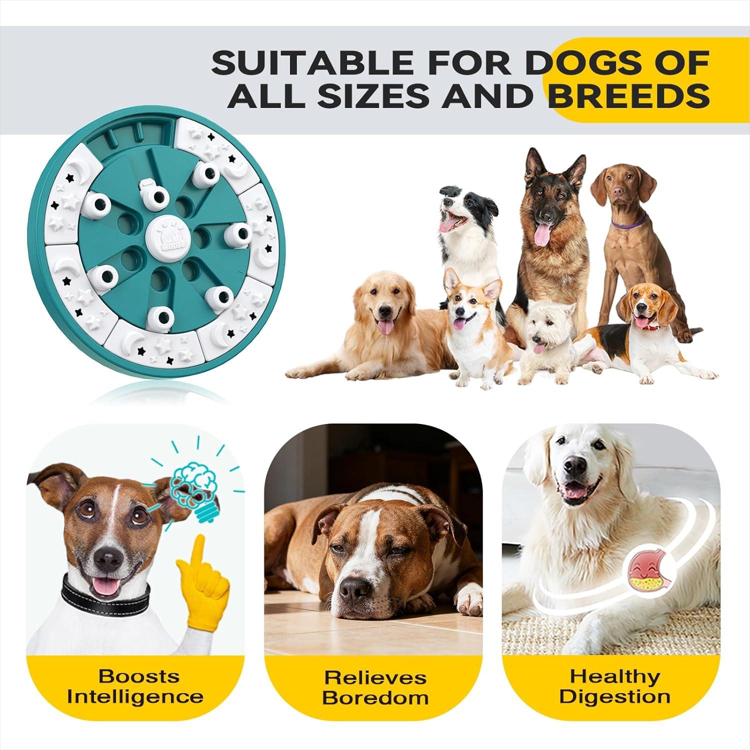 Juguete de Rompecabezas para Perros KADTC - Estímulo Mental 2 Niveles