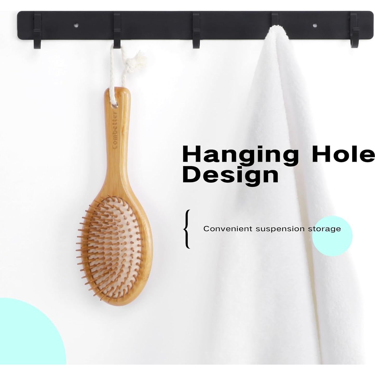 Cepillo de Bambú Combetter 23x8 cm Ecológico para Todo Cabello