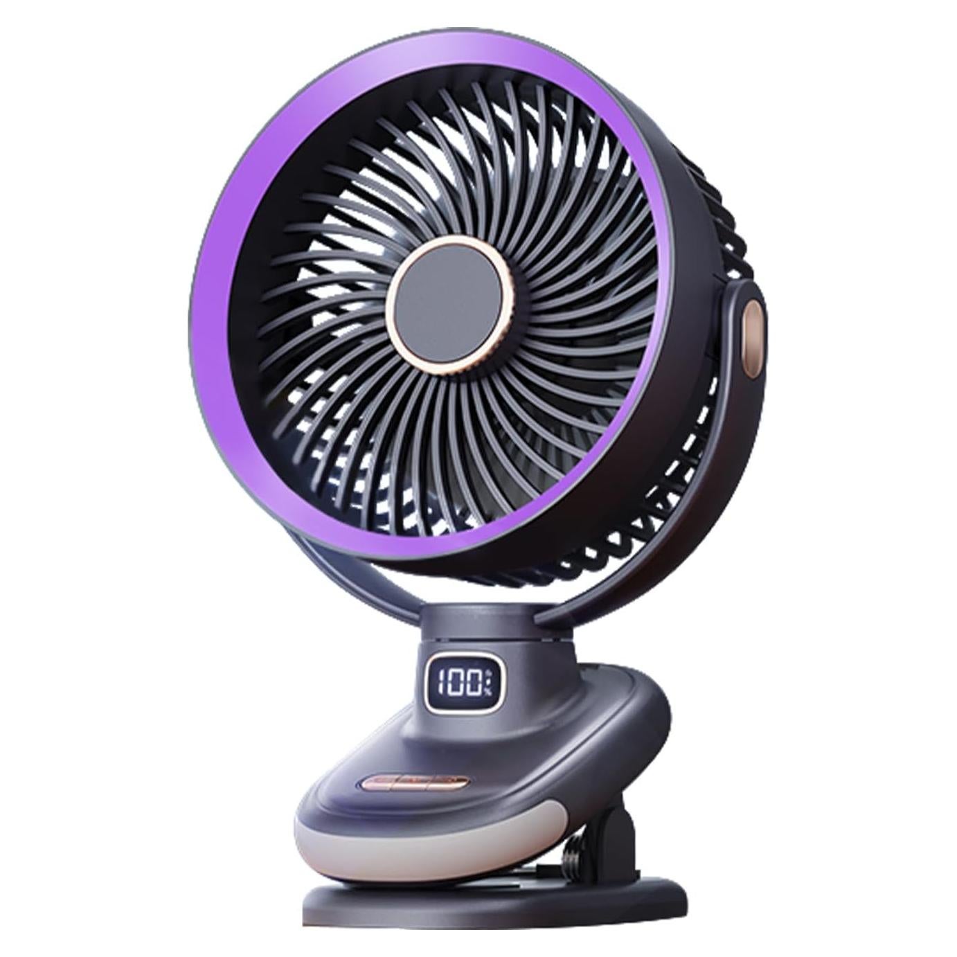 Ventilador de Mesa Greheywos S6 Oscilante 5 Velocidades 20dB