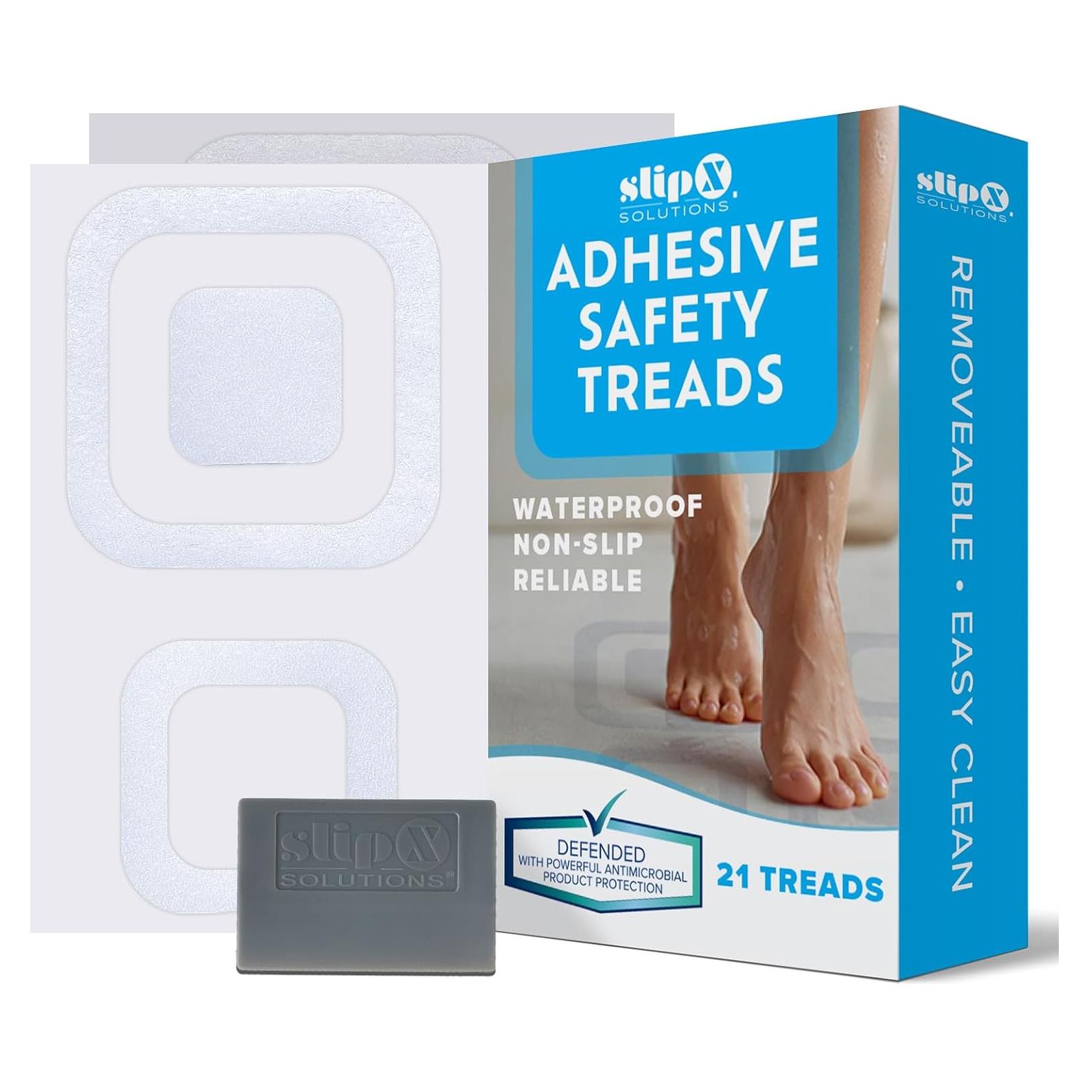 Tiras Antideslizantes Cuadradas SlipX Solutions - 21 Unidades