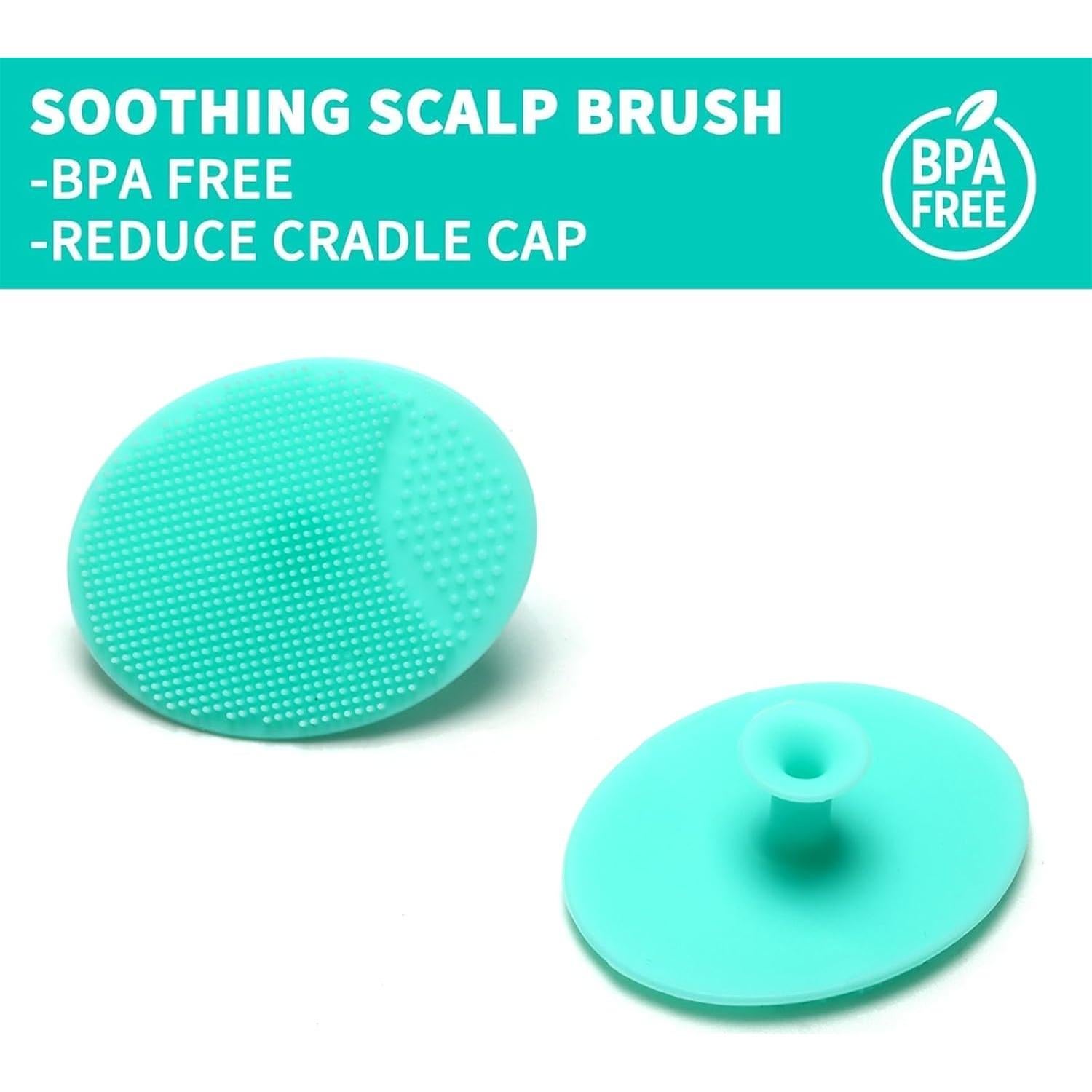 Juego de Cepillos para Bebés POPYJAN + Masajeador Verde