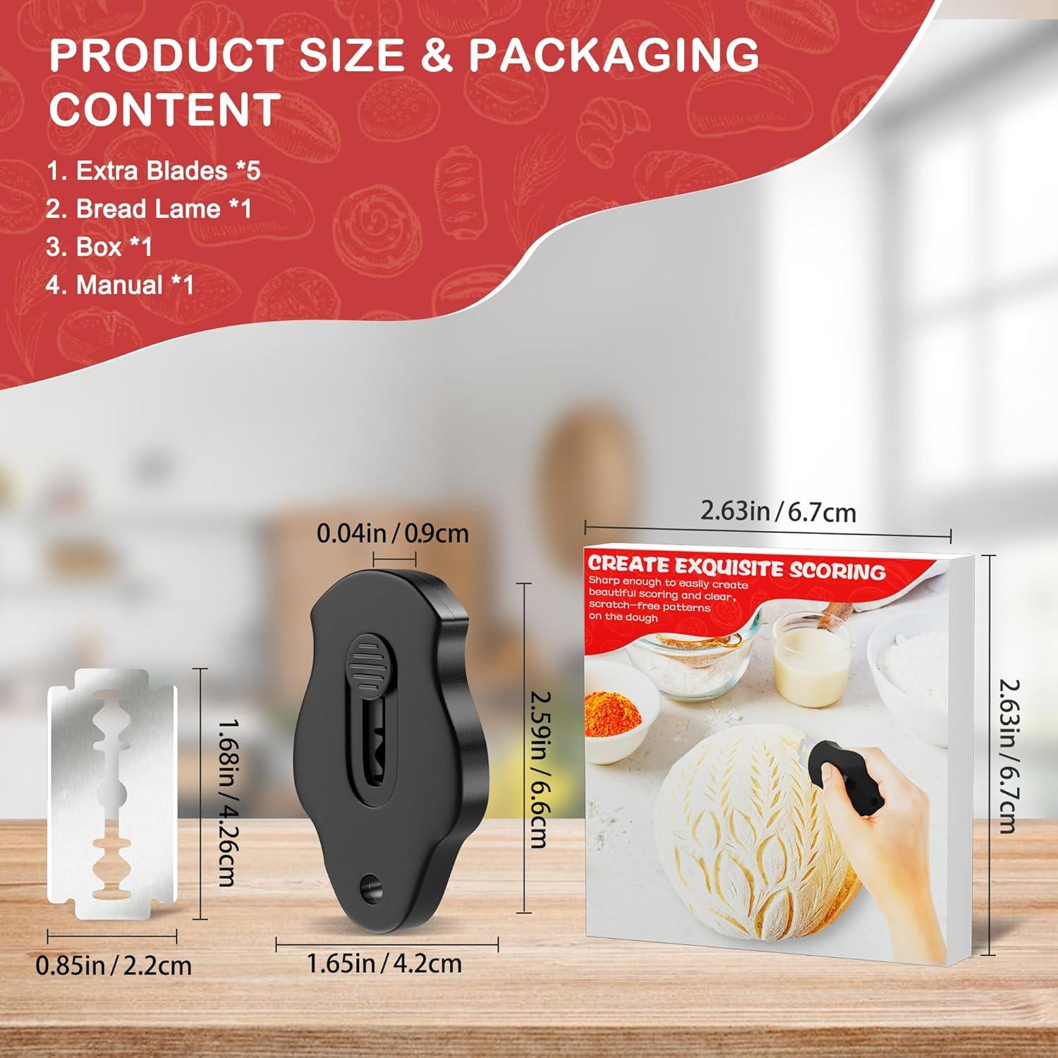 Herramienta de Puntuación de Masa de Pan MGVK con 5 Cuchillas