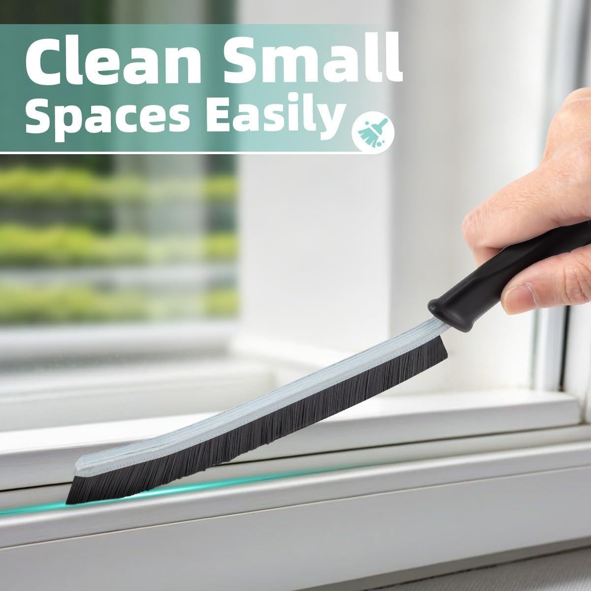 Paquete de 2 Cepillos de Limpieza TQRR para Juntas y Azulejos