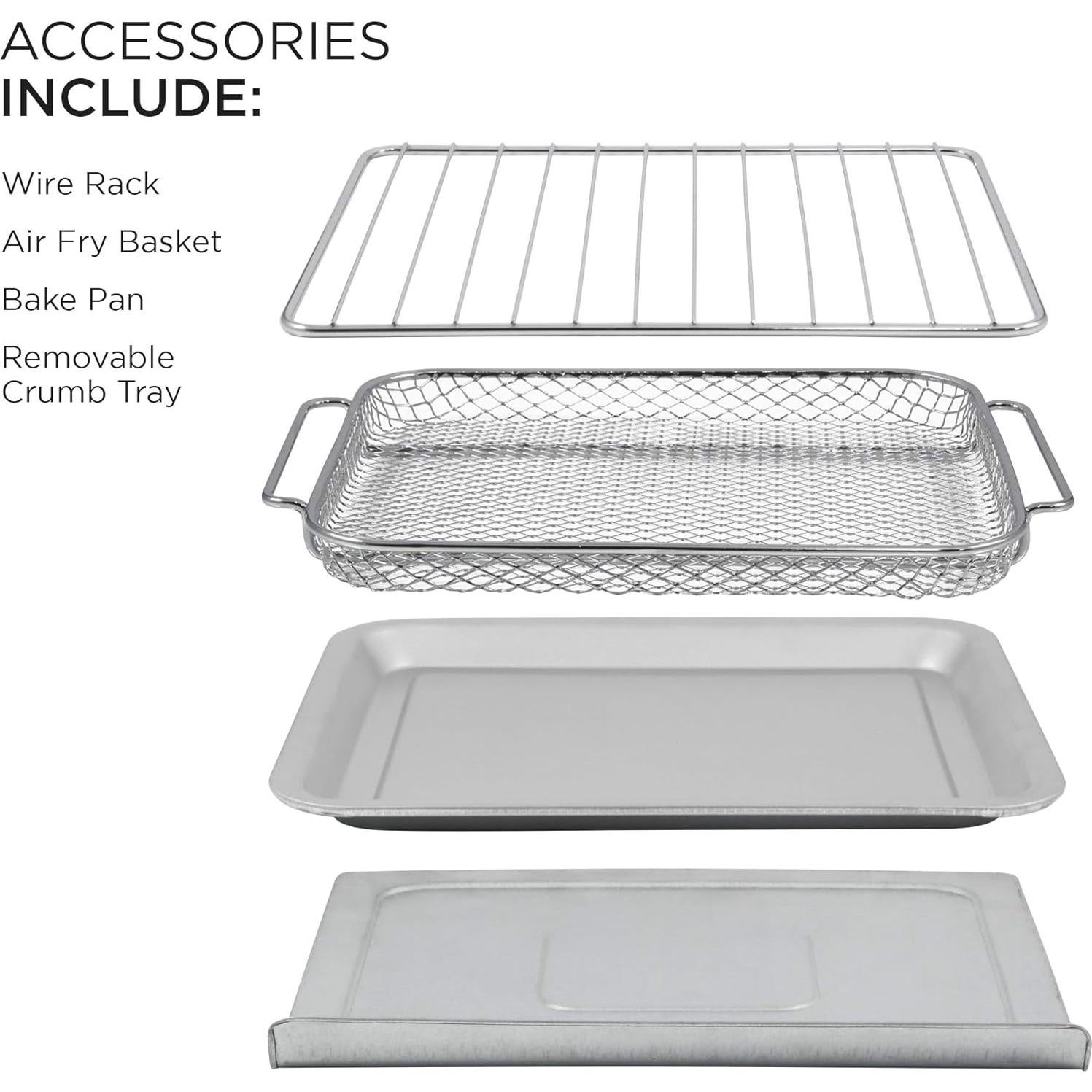Horno de Convección Programable Elite Gourmet EAF1010D 10L