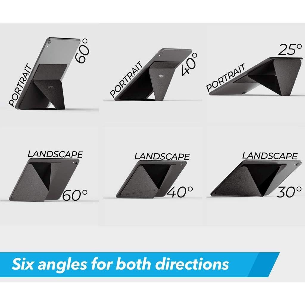 Soporte Adhesivo Invisible MOFT para Tabletas 9.7-12.9" Gris