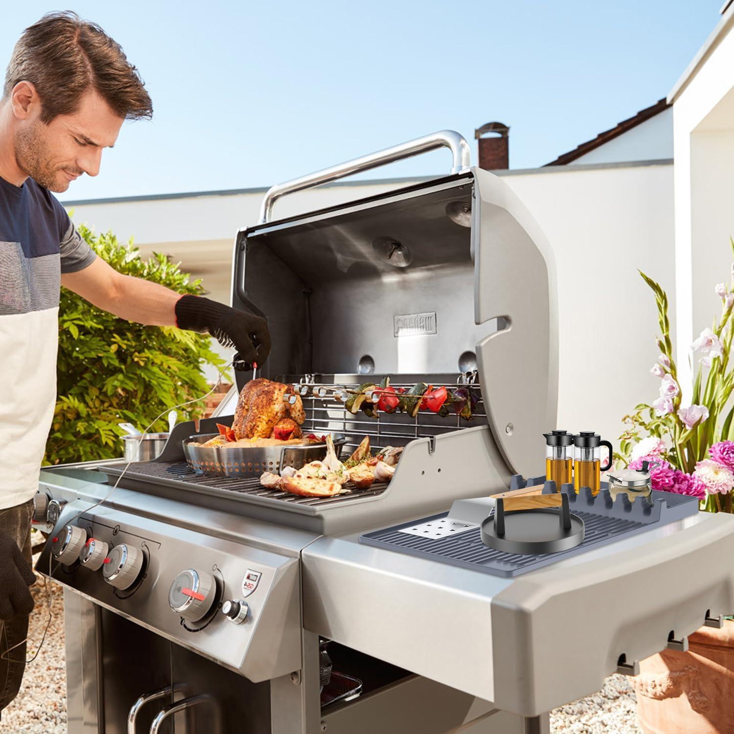 Alfombrilla de Silicona para Parrilla Comboproof 40.6x29.2cm Gris