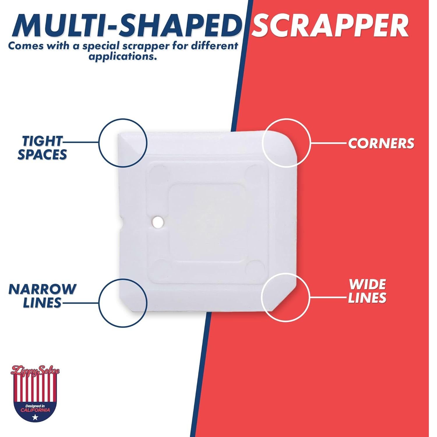 Kit de Reparación de Lechada ZippySolve 250g Blanco Secado Rápido