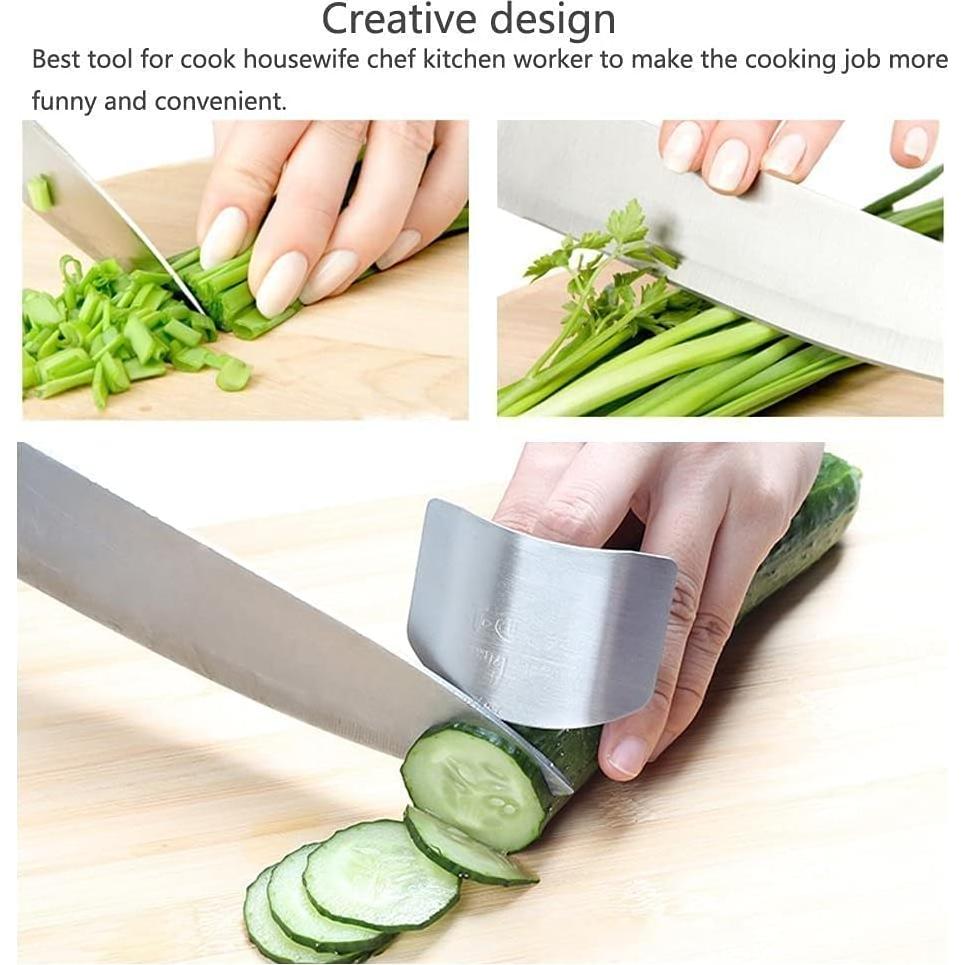 Protector de Dedos de Acero Inoxidable Wefaner Ajustable