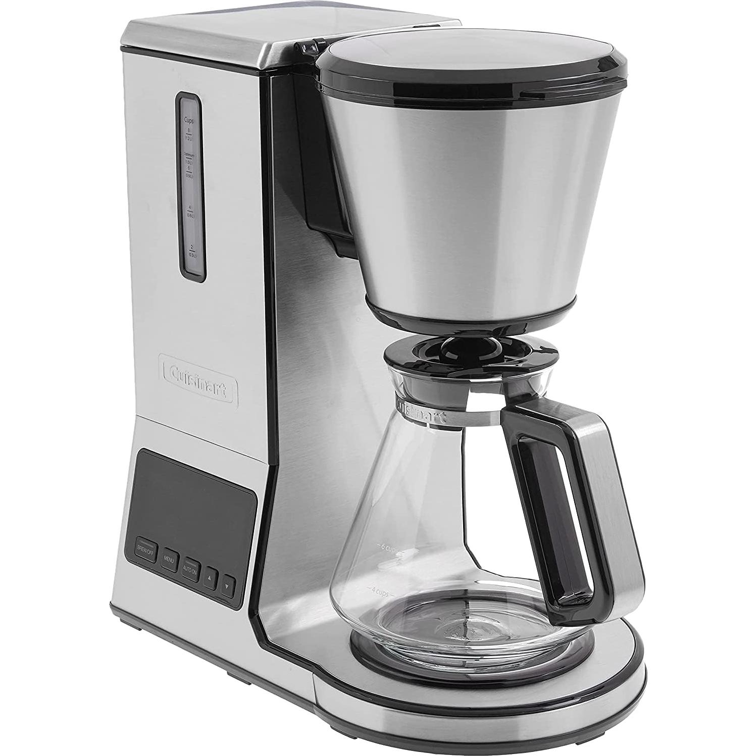 Cafetera de Goteo Cuisinart PurePrecision 8 Tazas con Filtro Oro