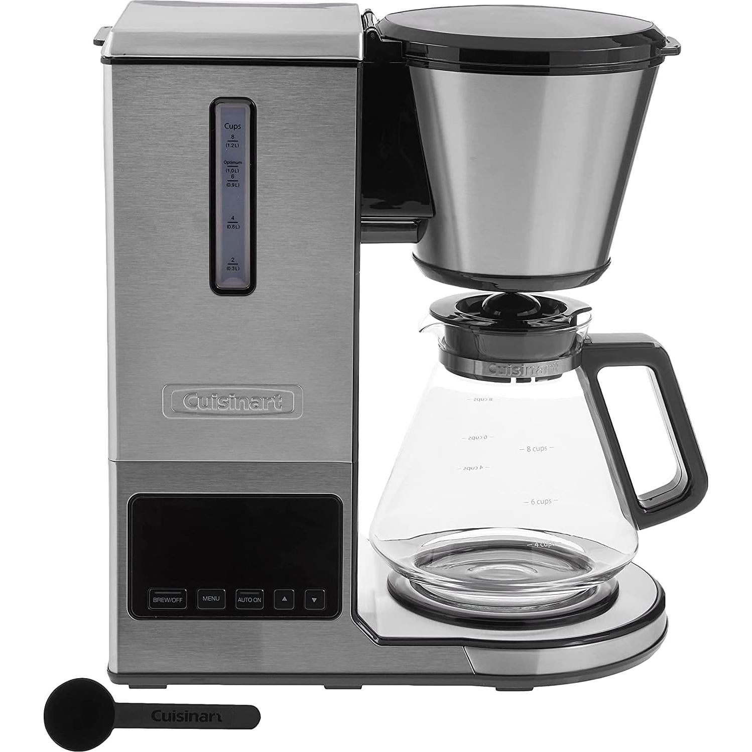 Cafetera de Goteo Cuisinart PurePrecision 8 Tazas con Filtro Oro