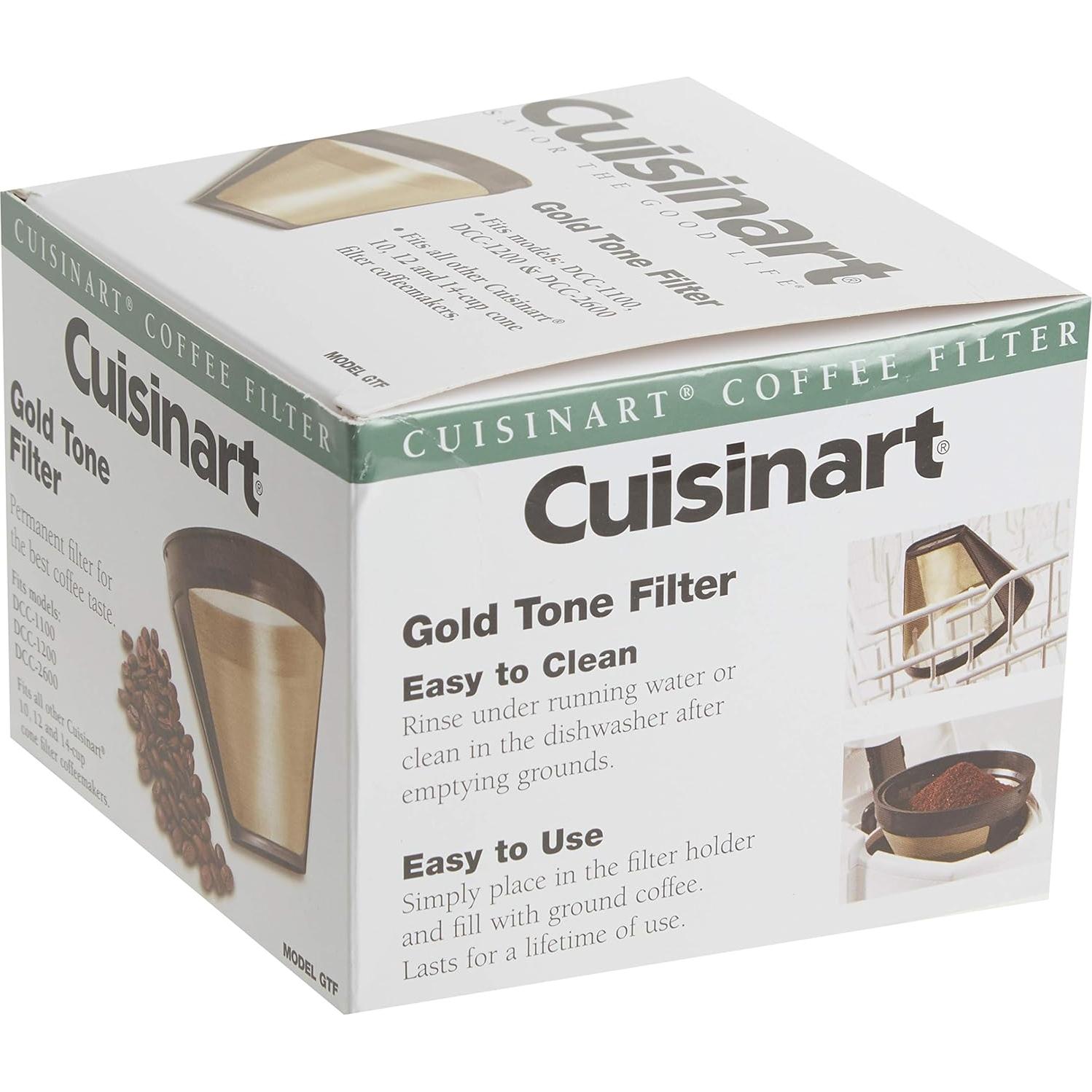 Cafetera de Goteo Cuisinart PurePrecision 8 Tazas con Filtro Oro