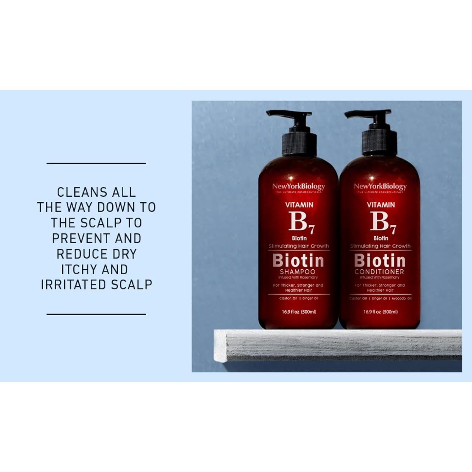 Acondicionador de Biotina Nueva York 500 ml - Crecimiento y Engrosamiento