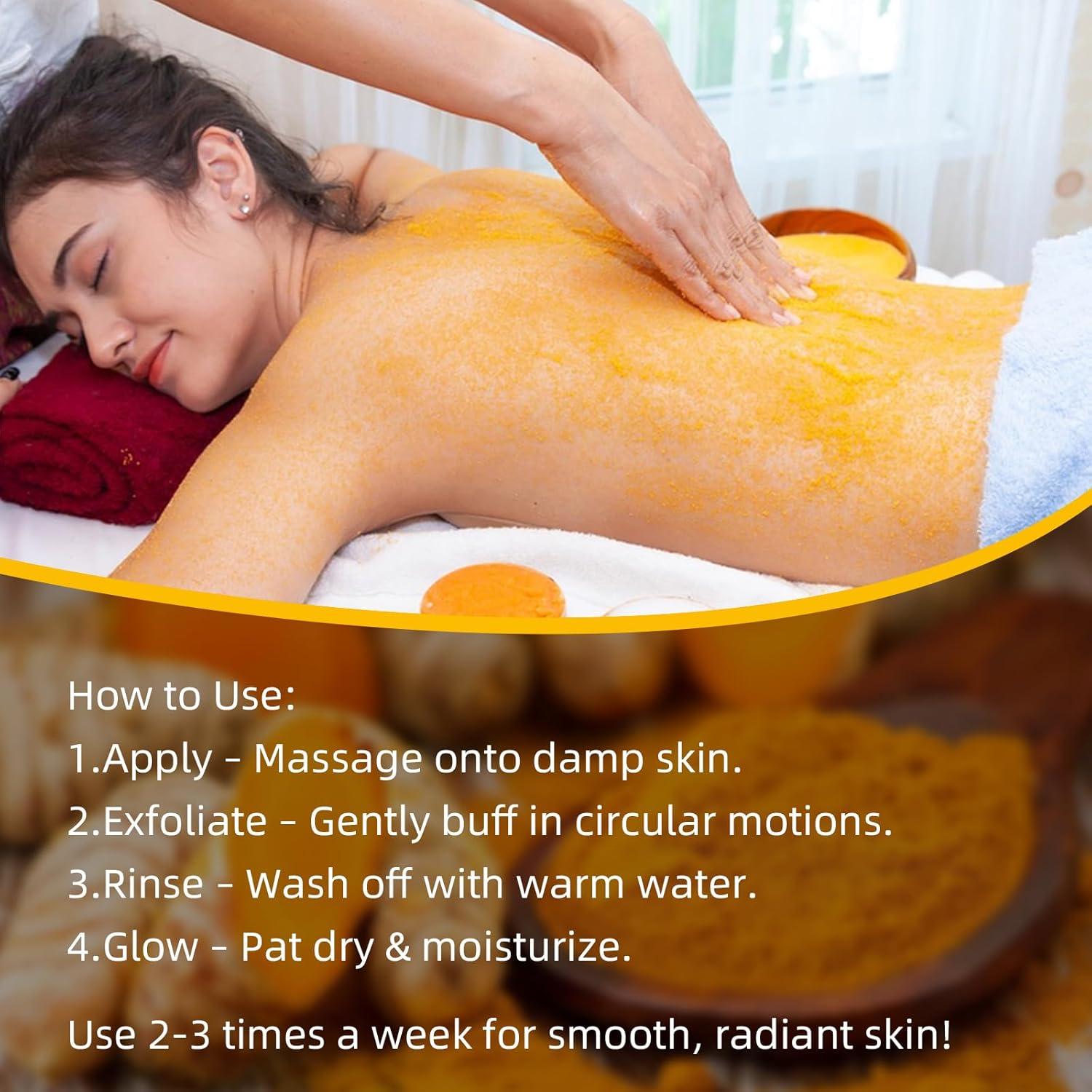 Exfoliante Corporal OUPEICHARM de Sal de Mango y Aguacate 510g