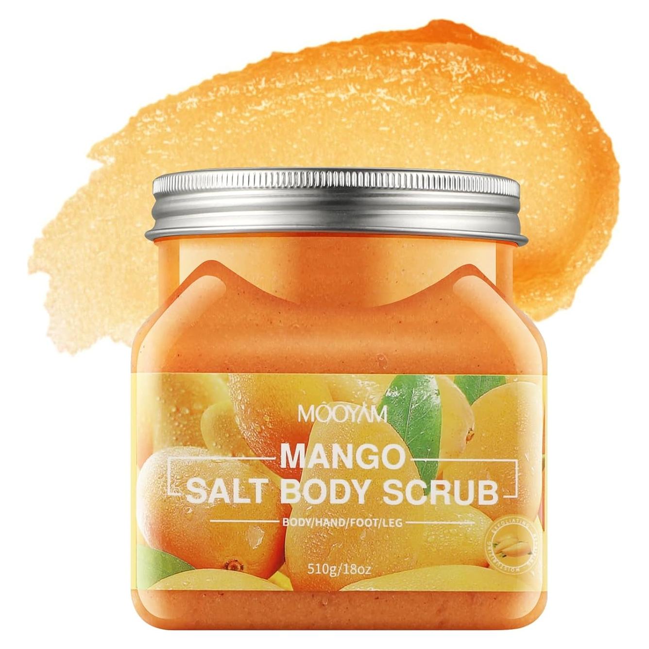 Exfoliante Corporal OUPEICHARM de Sal Mango y Aguacate 510g
