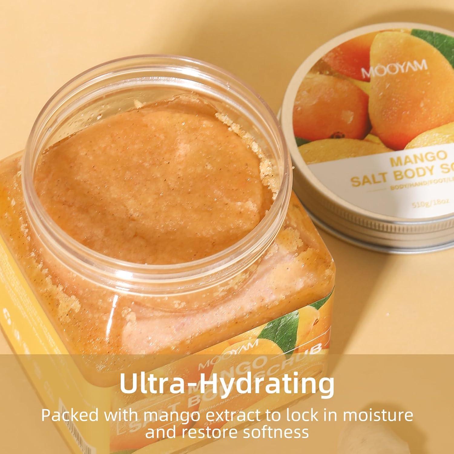 Exfoliante Corporal OUPEICHARM de Sal Mango y Aguacate 510g