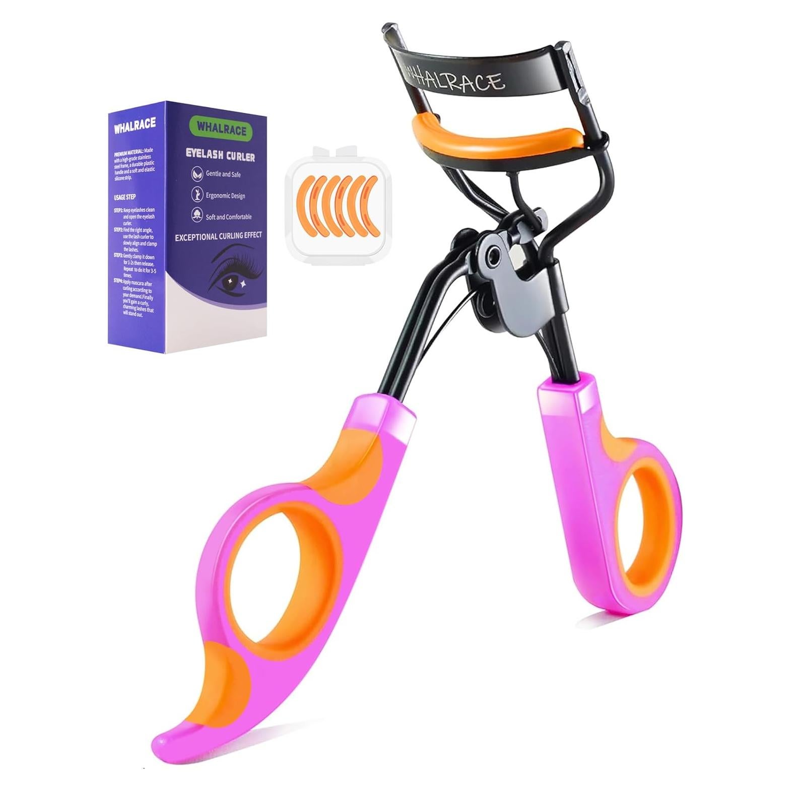 Rizador de Pestañas Whalrace MBH01 con 6 Almohadillas Repuesto