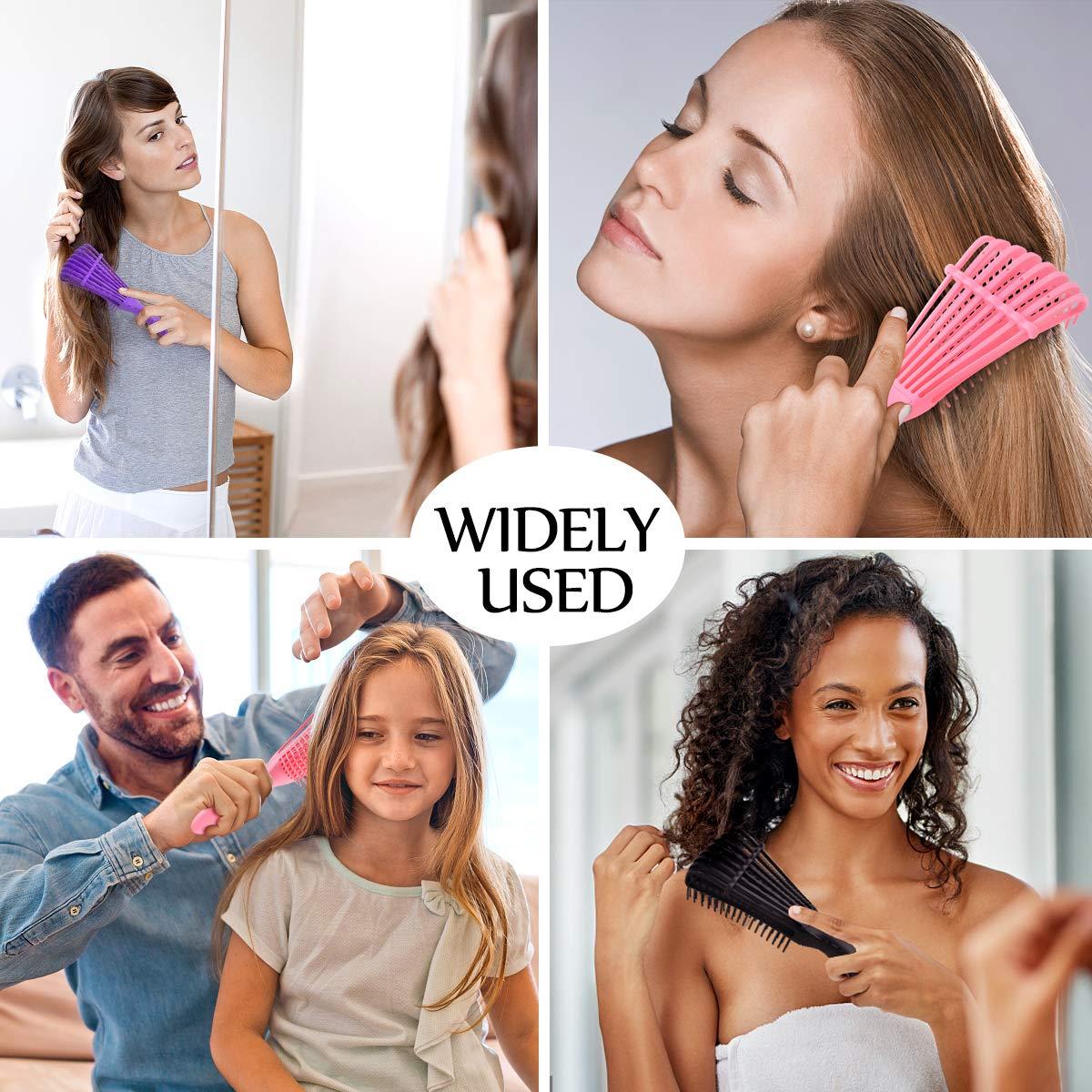 Cepillo Desenredante A.DASHER 2 Piezas Rizado Húmedo Seco