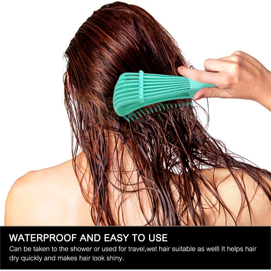 Cepillo Desenredante A.DASHER 2 Piezas Rizado Húmedo Seco