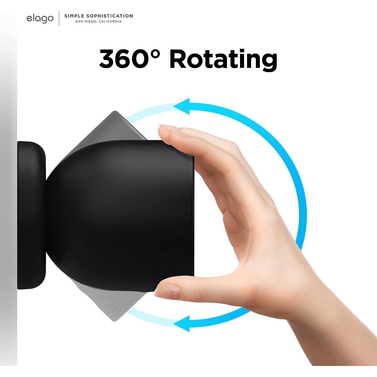 Funda de Silicona elago para Google Nest Cam Batería - Negro