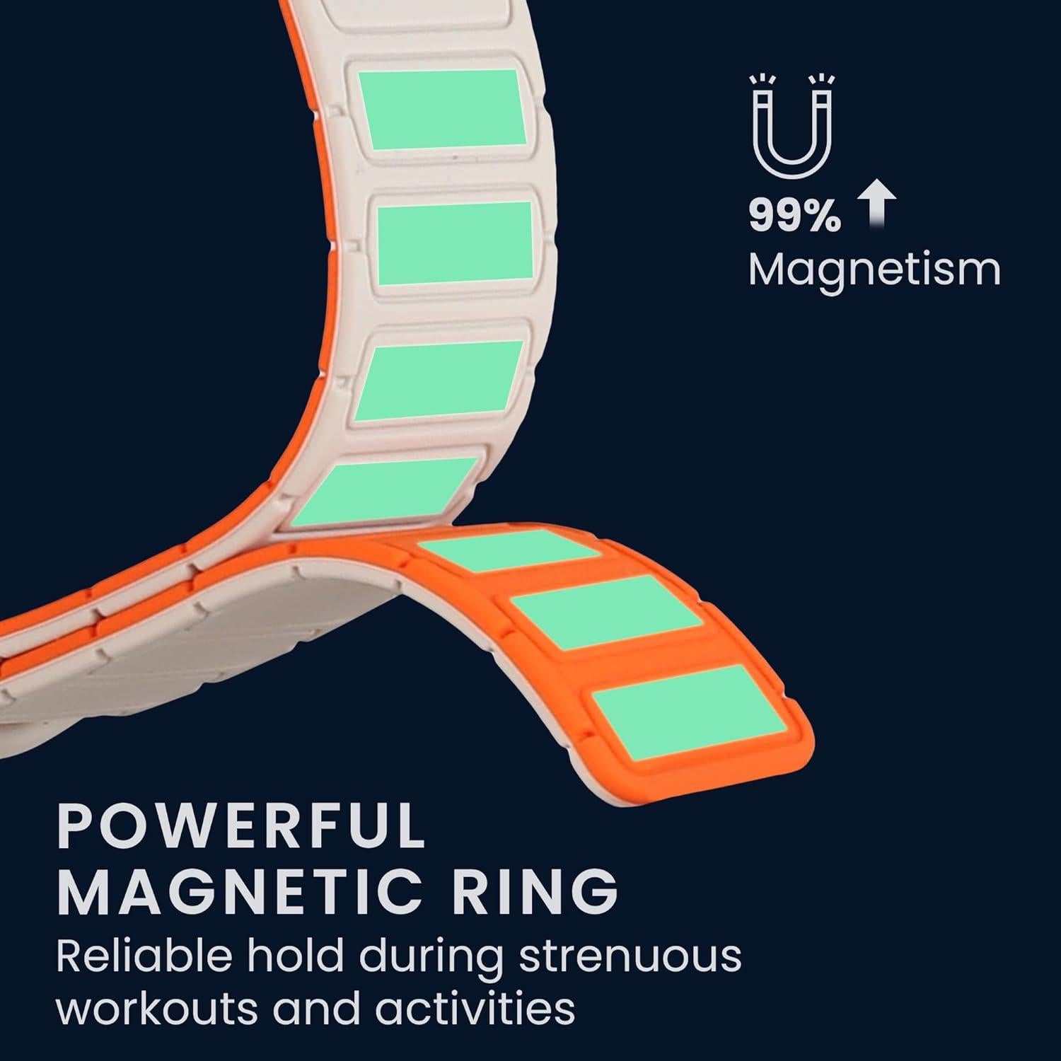 Correa de Silicona Magnética kwmobile para Xiaomi Smart Band 8/9 Pro - Negro