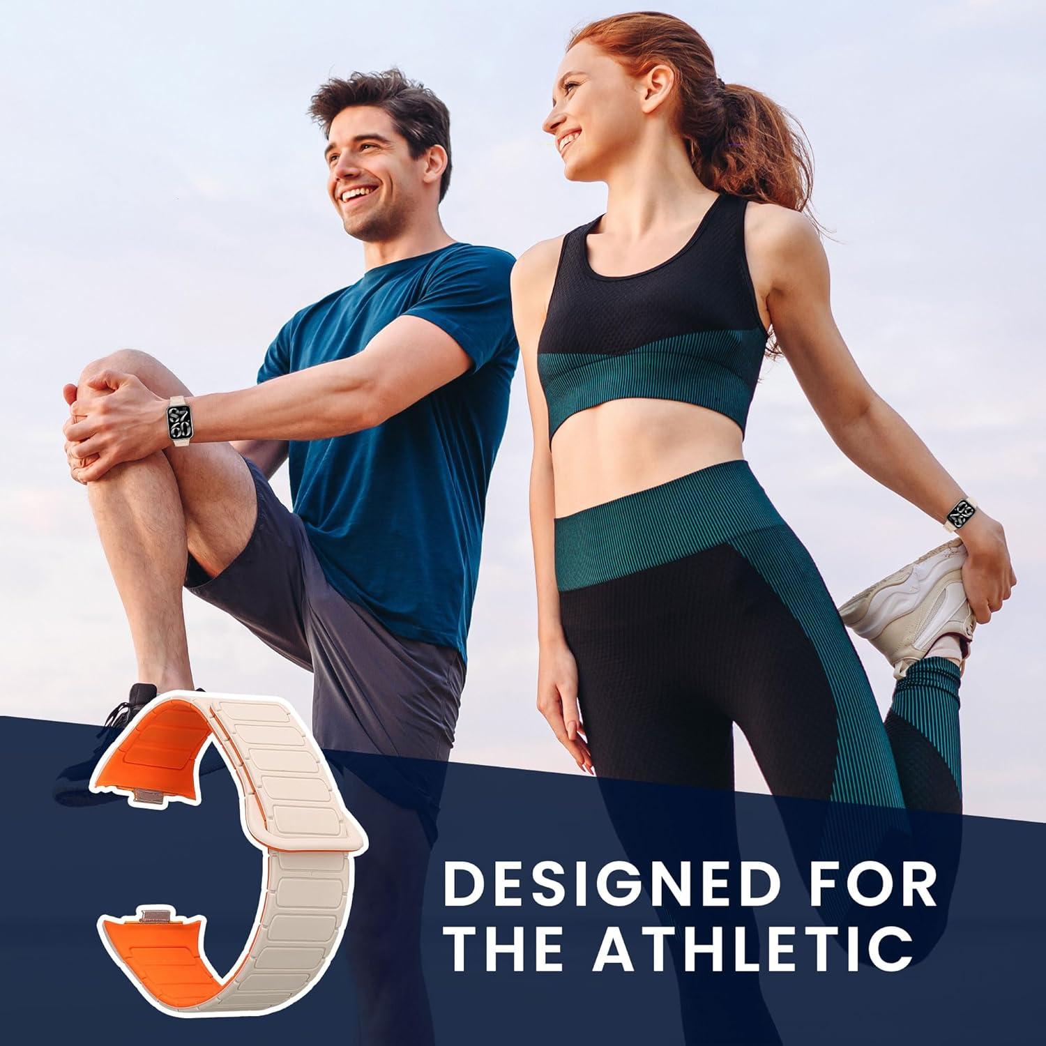 Correa de Silicona Magnética kwmobile para Xiaomi Smart Band 8/9 Pro - Negro