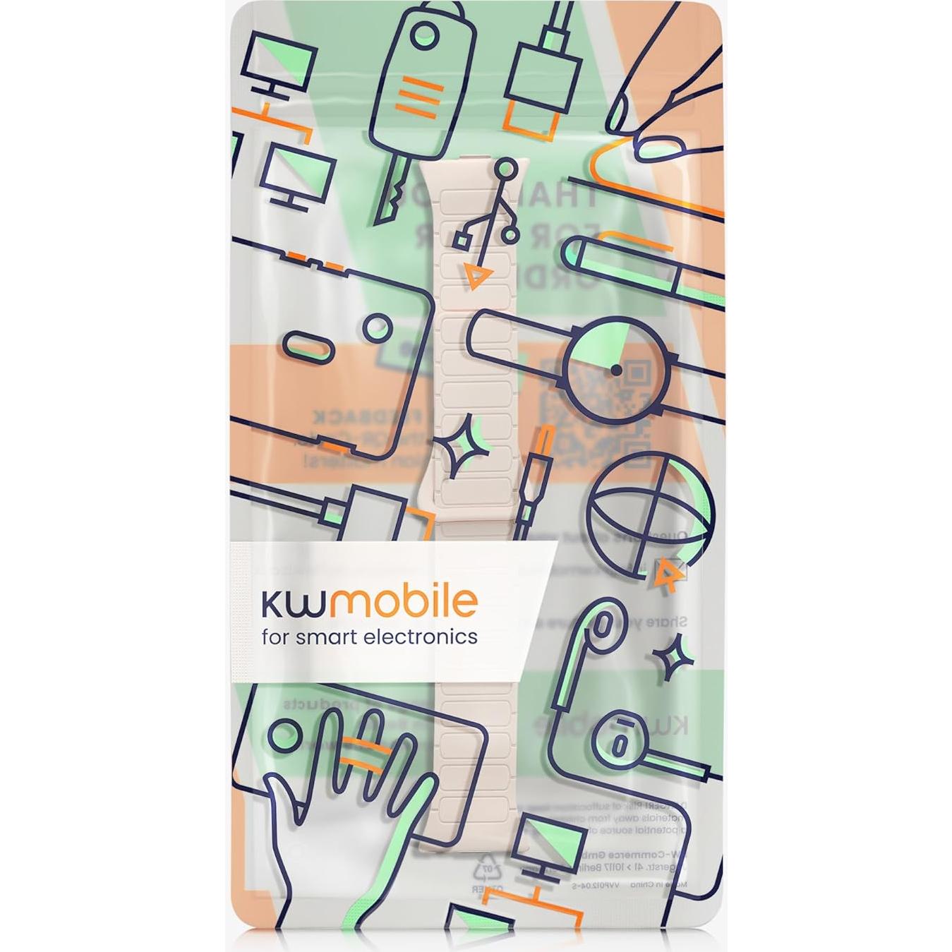 Correa de Silicona Magnética kwmobile para Xiaomi Smart Band 8/9 Pro - Negro