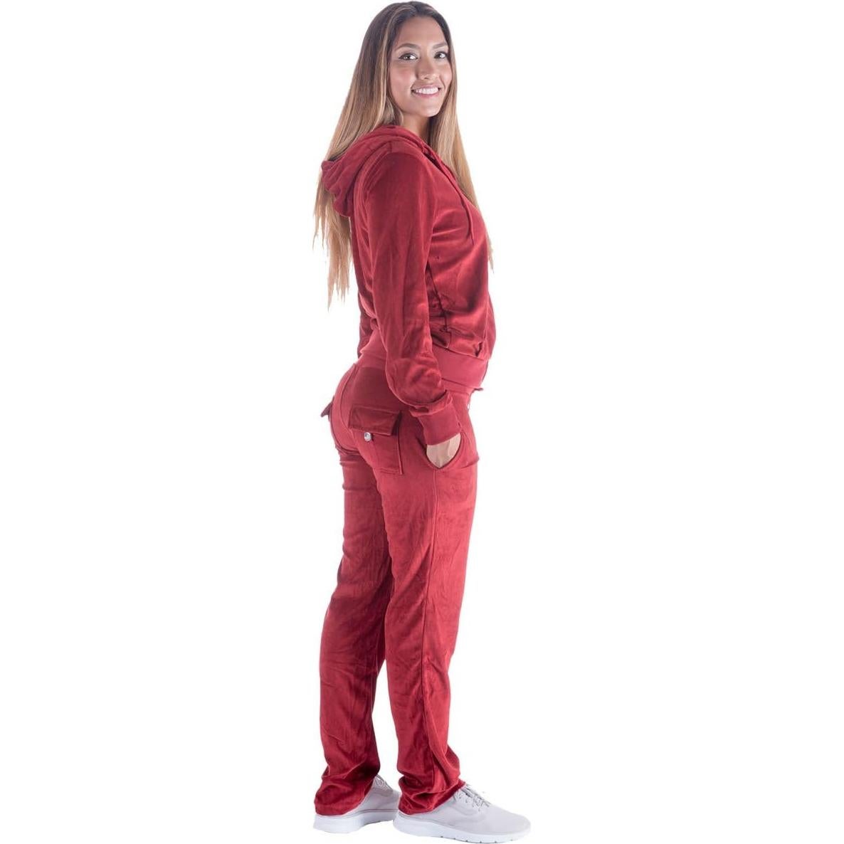 Conjunto de chándal de velour Yasumond 2 piezas para mujer