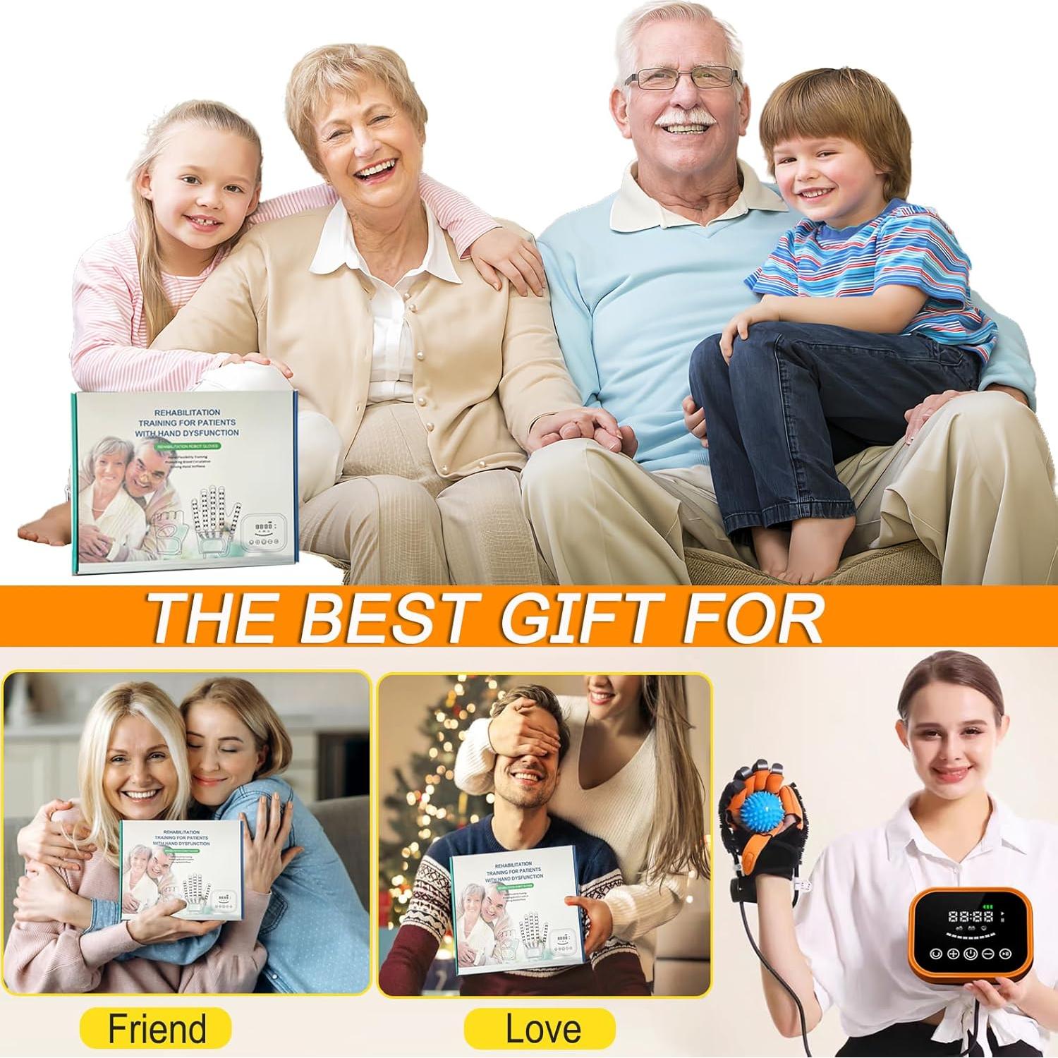 Guantes de Rehabilitación XUETAO para Mano Izquierda XL