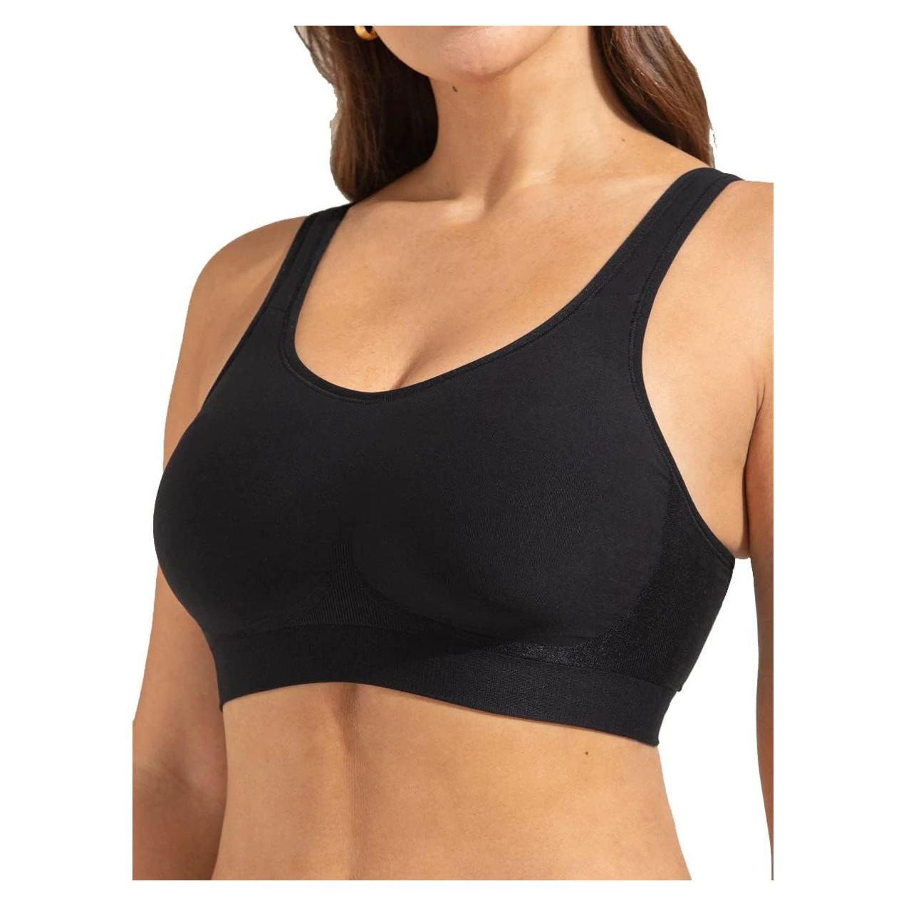 Sujetador Shapermint Sin Aros XL Negro - Bralette Cómodo