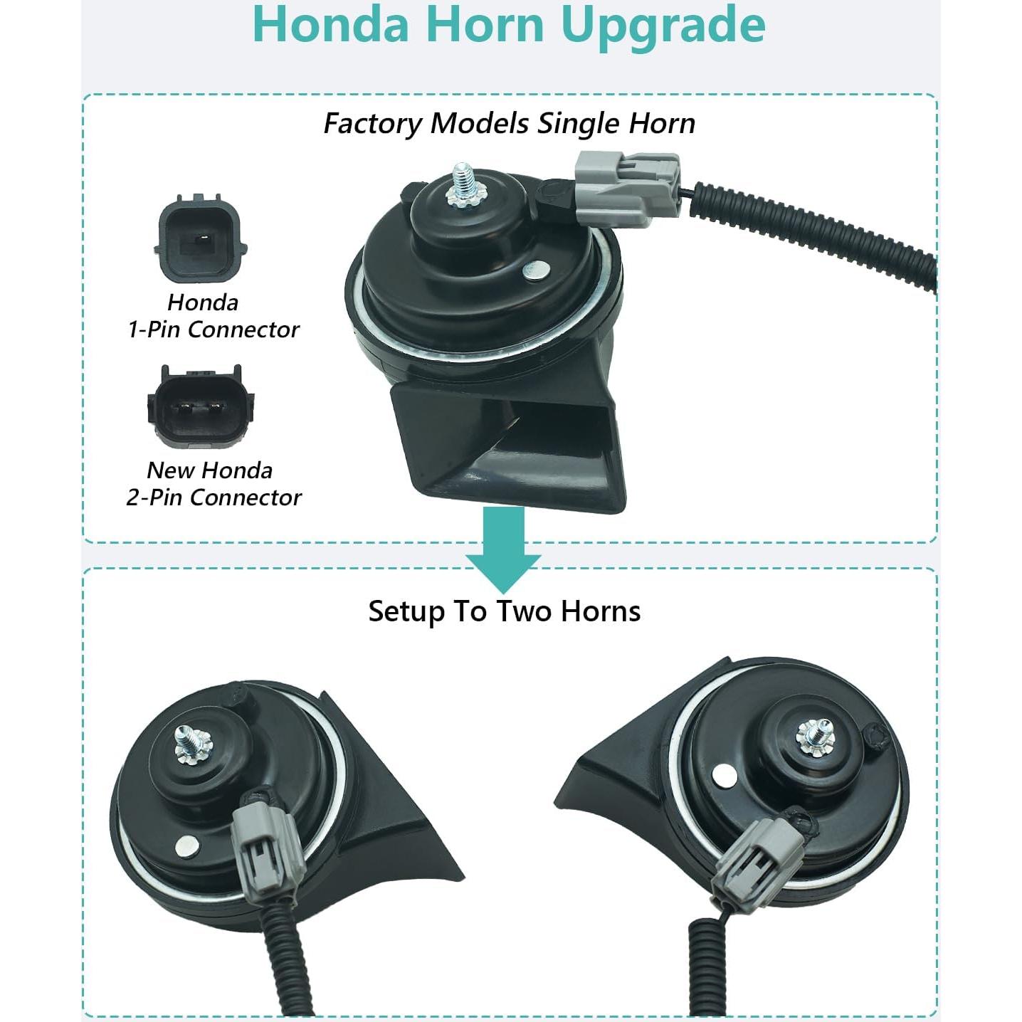 Bocina de coche NEOGET DL165-Z con divisor 1 a 2 para Honda