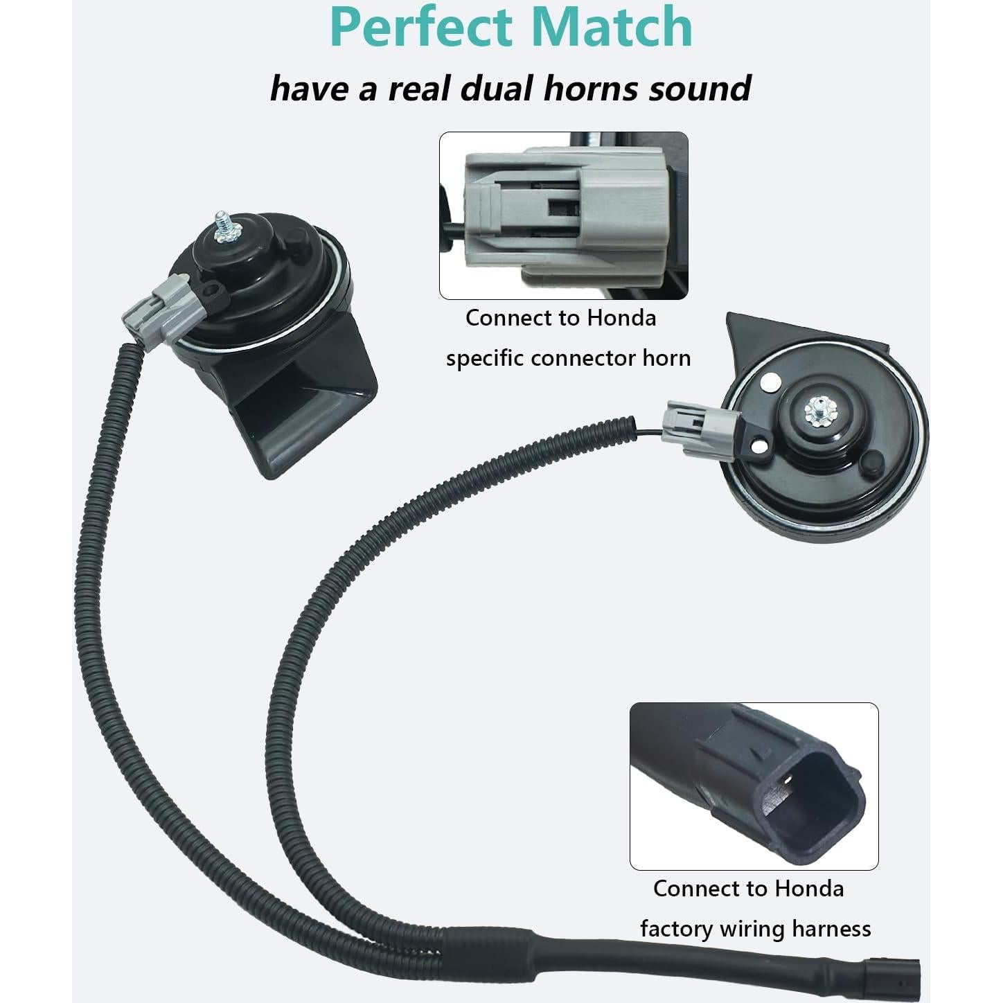 Bocina de coche NEOGET DL165-Z con divisor 1 a 2 para Honda