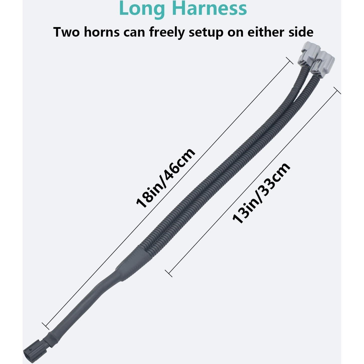 Bocina de coche NEOGET DL165-Z con divisor 1 a 2 para Honda