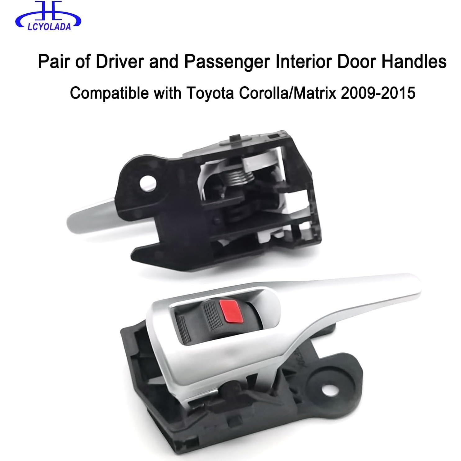 Manijas interiores de puerta Lcyolada para Toyota Corolla 2009-2013