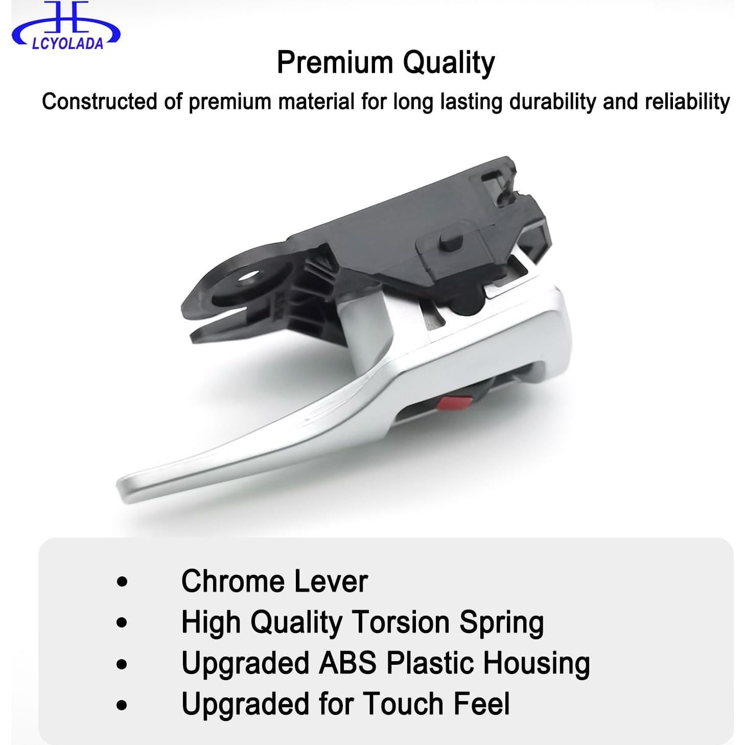 Manijas interiores de puerta Lcyolada para Toyota Corolla 2009-2013