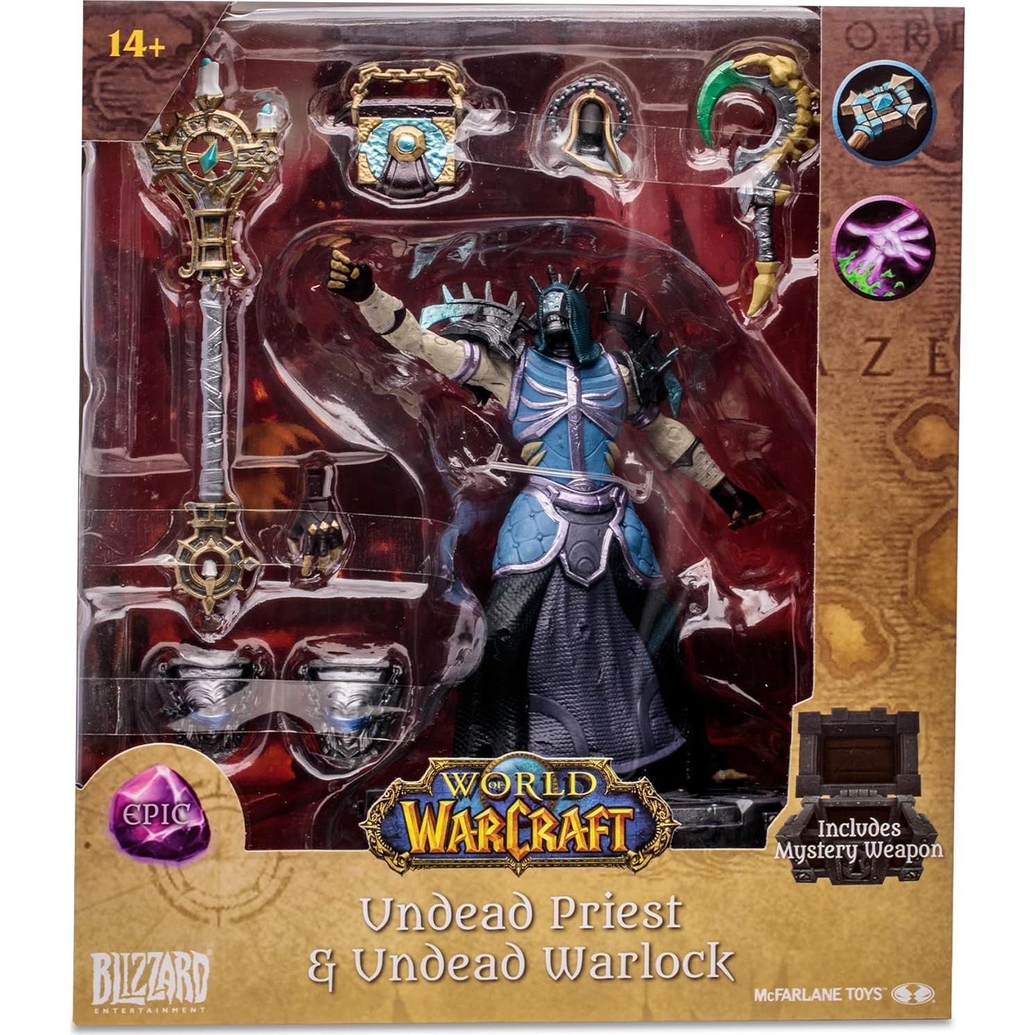 McFarlane Toys - World of Warcraft Undead: Priest/Warlock (Epic) 1:12 Scale Posed Figure