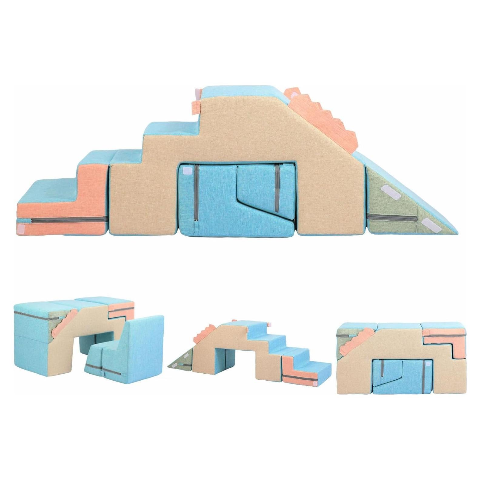 Bloques de Escalada de Espuma Asweets 4 en 1 para Niños