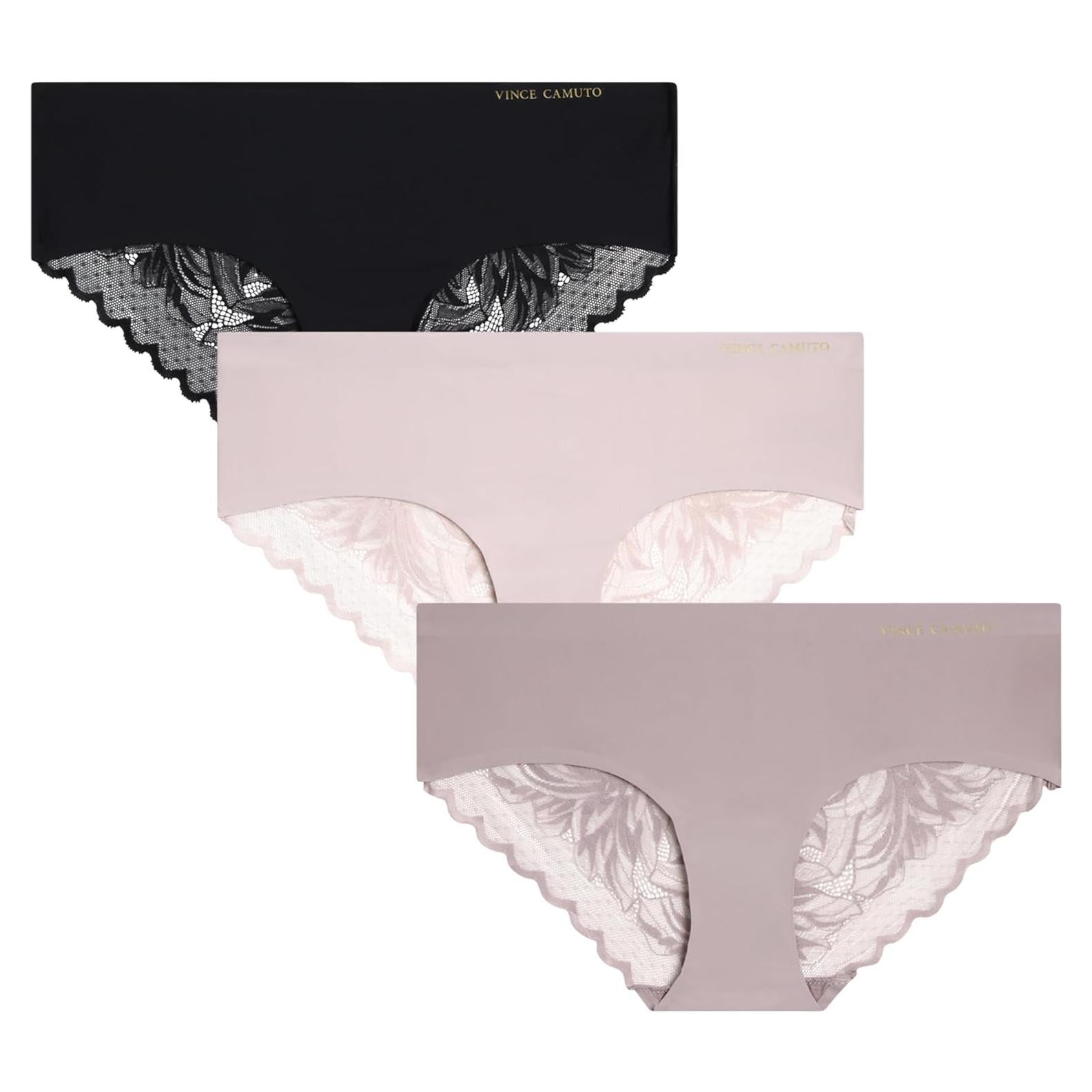 Ropa Interior Hipster Vince Camuto - Paquete 3 Bragas Dama