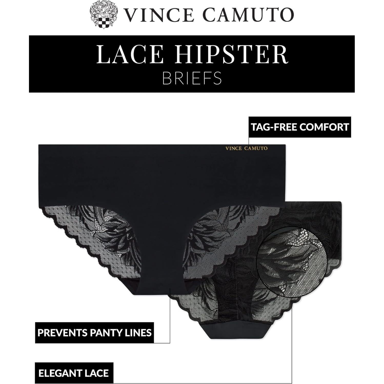Ropa Interior Hipster Vince Camuto - Paquete 3 Bragas Dama