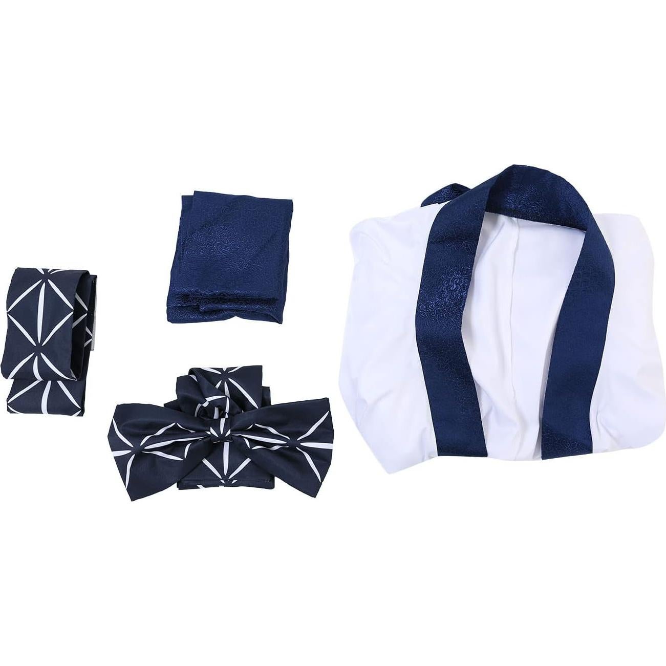 Traje de Cosplay Haikyuu para Hombre Kimono Yukata con Bufanda