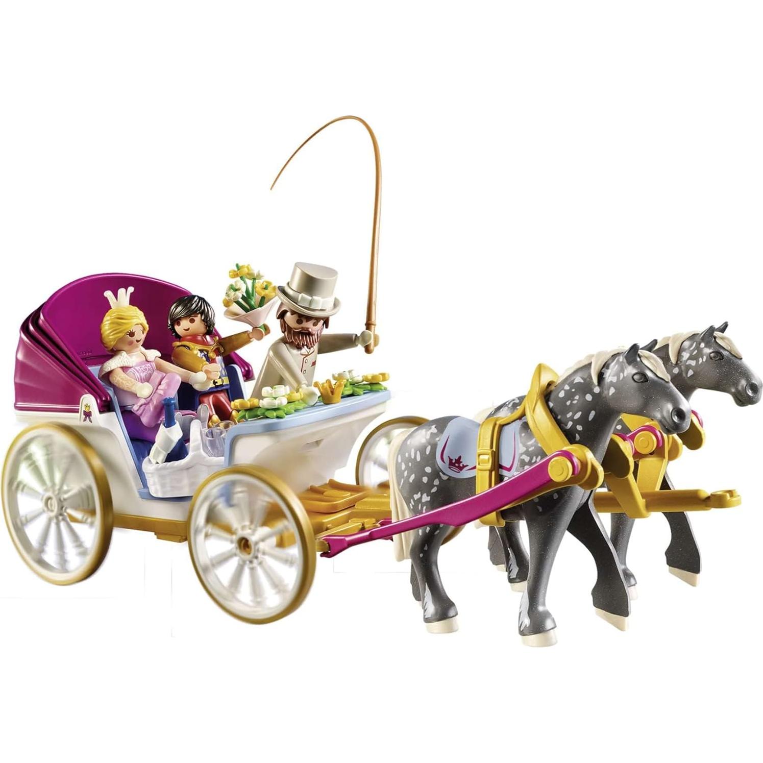 Carruaje Tirado por Caballos Playmobil 70449 - Set Princesa
