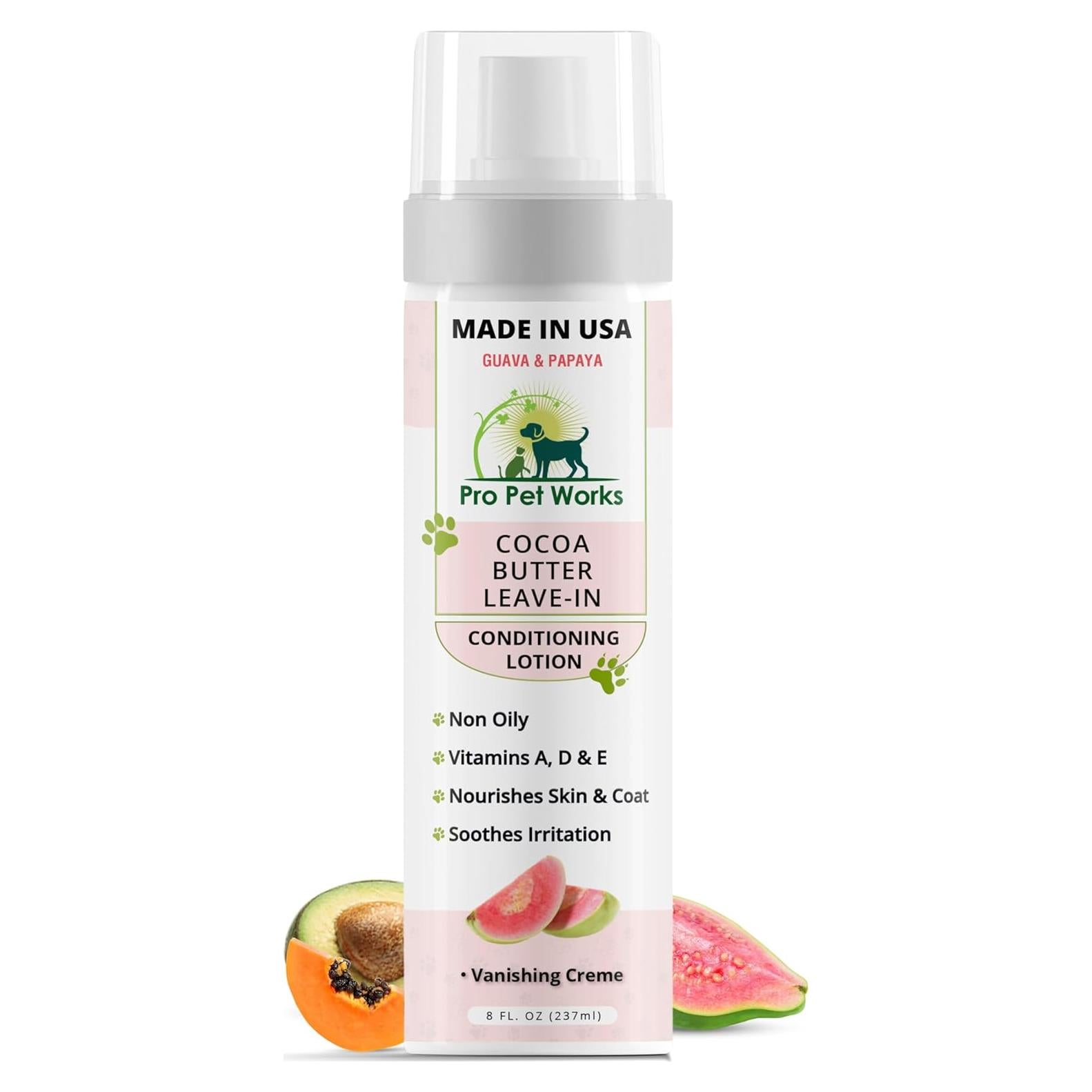 Pro Pet Works Acondicionador Sin Enjuague Manteca de Cacao 236ml