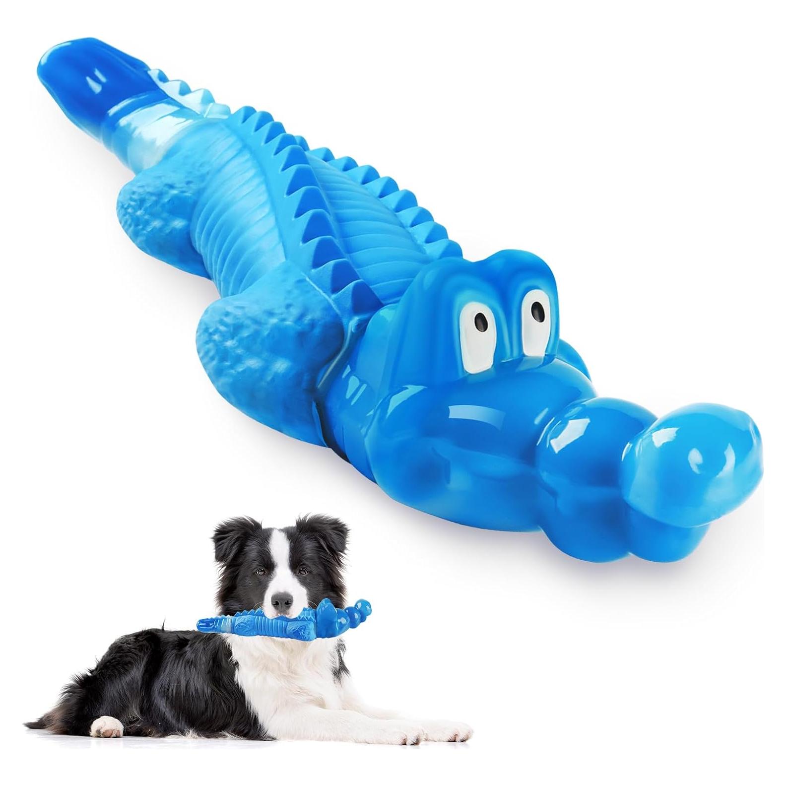 Juguete para Perros Masticadores ADSDIA Cocodrilo Azul 25cm