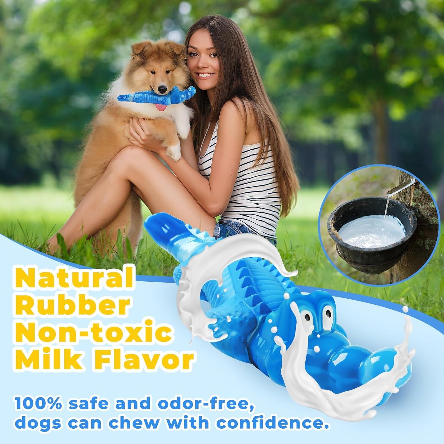 Juguete para Perros Masticadores ADSDIA Cocodrilo Azul 25cm