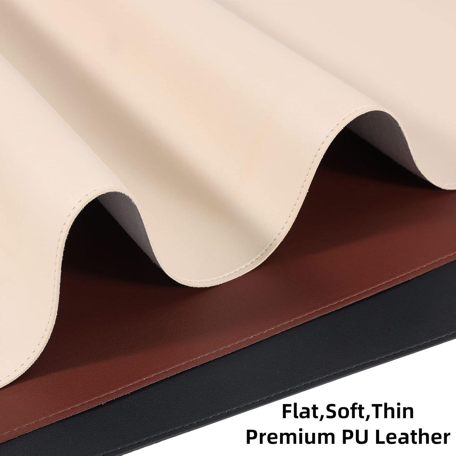 Alfombrilla de Escritorio Wolaile 68.58x33.02 cm Beige Antideslizante