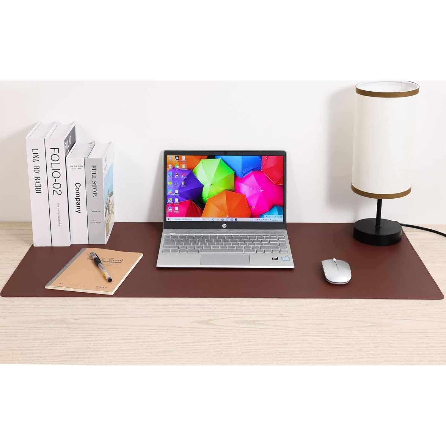 Alfombrilla de Escritorio Wolaile 68.58x33.02 cm Beige Antideslizante